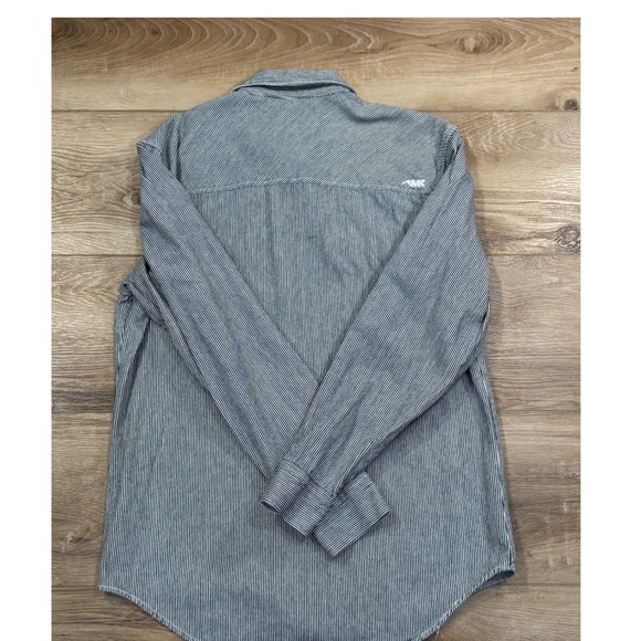 Mountain Khakis Denim Mens Medium Railroad Western Pearl Snap Long Sleeve Shirt - Picture 5 of 7